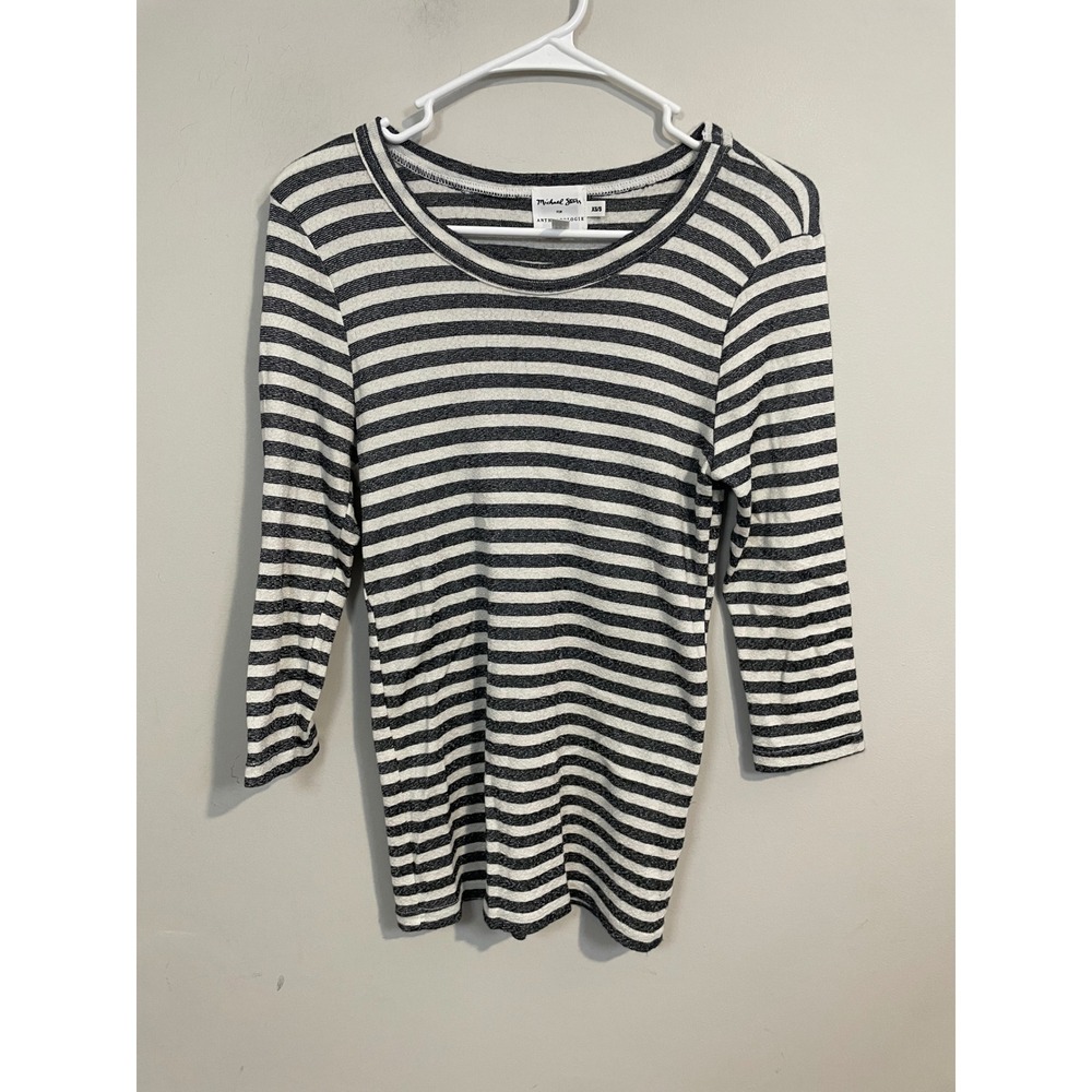 Michael Stars for Anthropologie Striped Shirt‎ Size XS/S Classic Essential